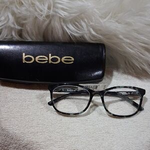 NWT Womens BEBE BB4286 RXABLE Teal Tortoise Eyeglass Frames